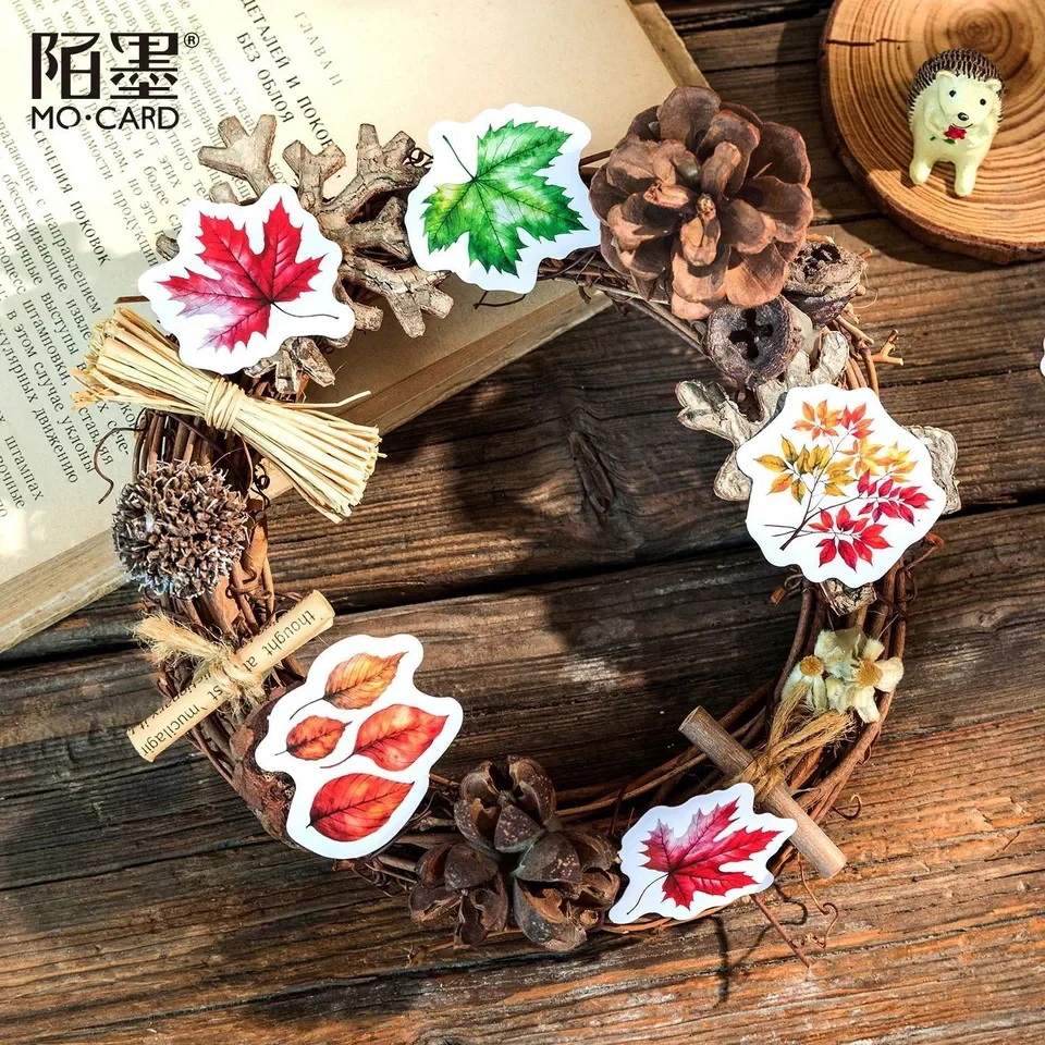 Sticker Box - Autumn Letters - 45 Stickers - Image 4