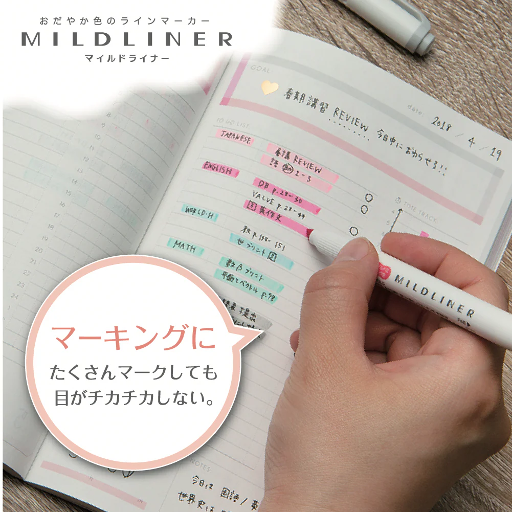 Zebra Mildliner Natural Mild - Set of 5 - Image 6