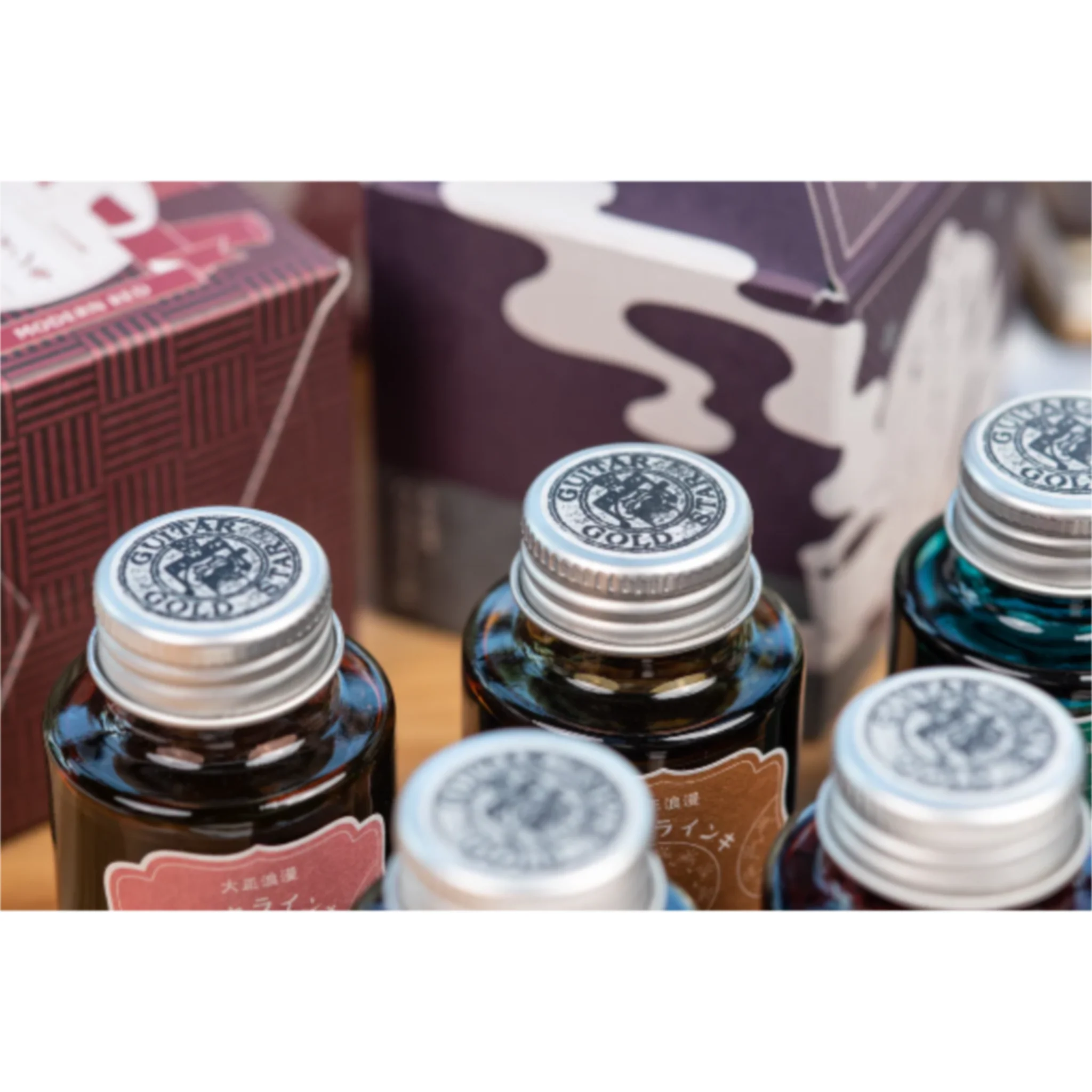 Teranishi Guitar Fountain Pen Ink - Opera Rose 40ml - Image 8